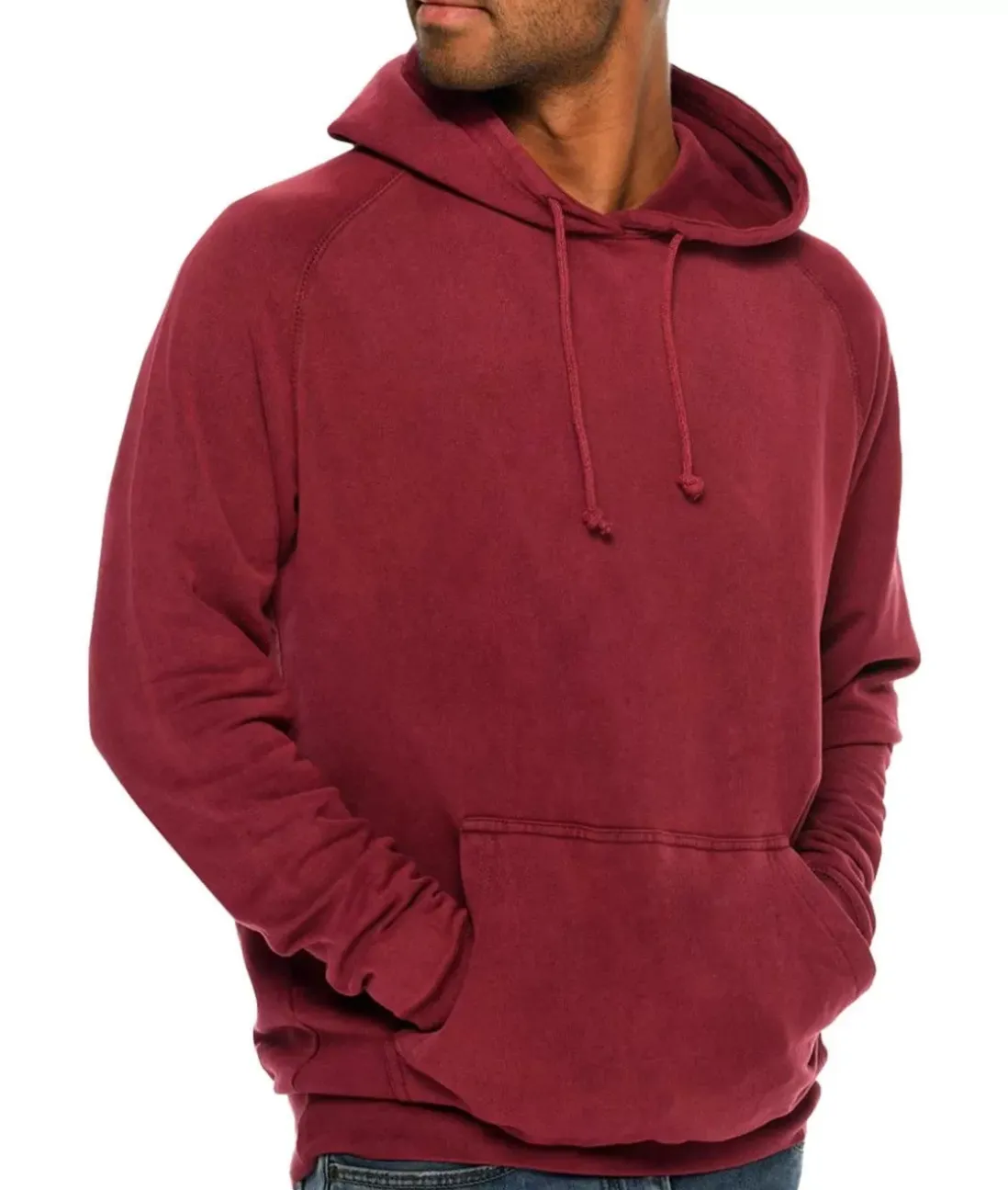 Men Nayked Apparel Hoodies & Sweatshirts>Men'S Vintage Fleece Raglan Hoodie
