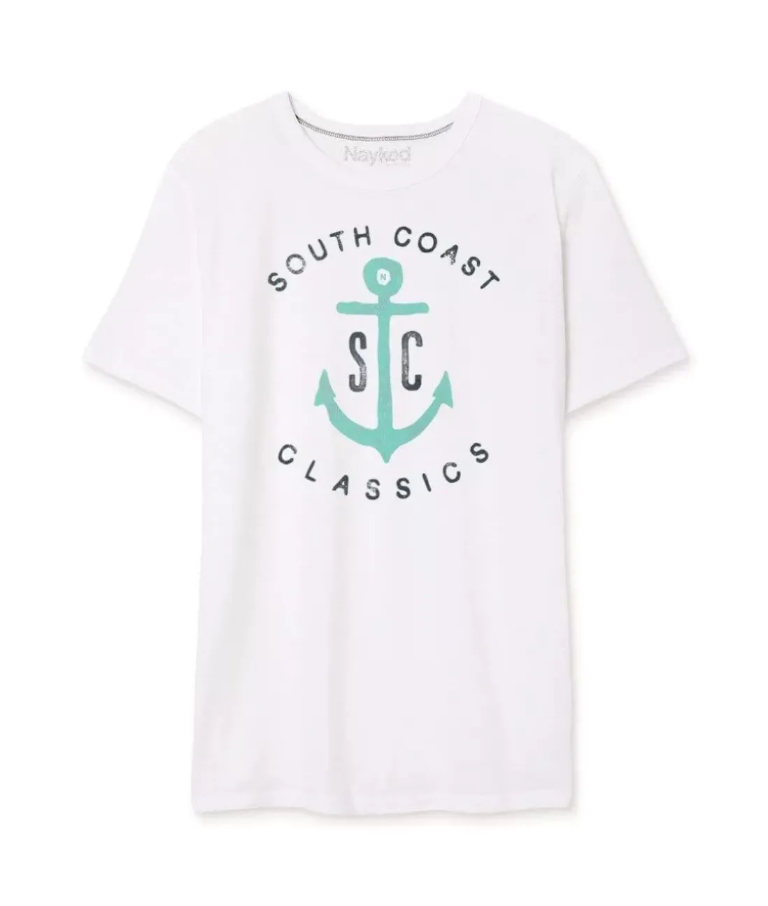 Men Nayked Apparel Shirts>Men'S Vintage Soft Cotton Poly Graphic T-Shirt | Sc Anchor