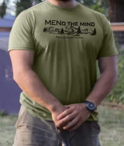 Men Nayked Apparel Shirts>Ridiculously Soft Big Graphic T-Shirt | Mend The Mind-Landscape
