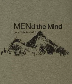 Men Nayked Apparel T-Shirts>Ridiculously Soft Crew Neck Graphic T-Shirt | Mend The Mind-Mountains