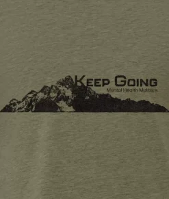 Men Nayked Apparel T-Shirts>Ridiculously Soft Crew Neck Graphic T-Shirt | Keep Going Mountain View