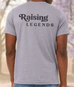 Men Nayked Apparel T-Shirts>Ridiculously Soft Heather Sueded Graphic Tee | Raising Legends