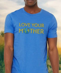 Men Nayked Apparel Shirts>Ridiculously Soft Heather Sueded Graphic Tee | Love Your Mother