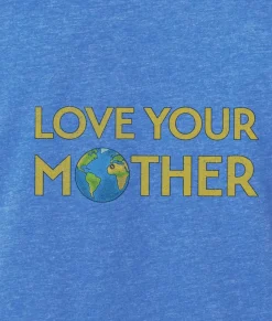 Men Nayked Apparel Shirts>Ridiculously Soft Heather Sueded Graphic Tee | Love Your Mother