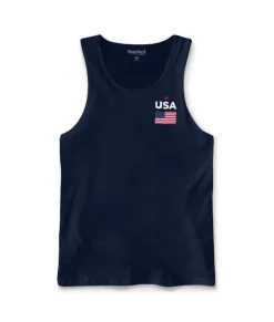 Men Nayked Apparel Tanks>Ridiculously Soft Men'S Usa Graphic Tank