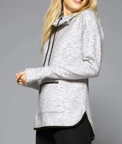 Women Nayked Apparel Hoodies & Sweatshirts>Women'S Athleisure Cowl Neck Pullover