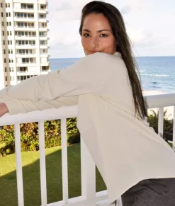 Women Nayked Apparel Hoodies & Sweatshirts>Women'S California Wave Wash Crewneck Sweatshirt