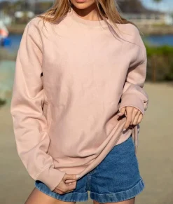 Women Nayked Apparel Hoodies & Sweatshirts>Women'S Oversized Soft Premium Heavyweight Cross-Grain Sweatshirt