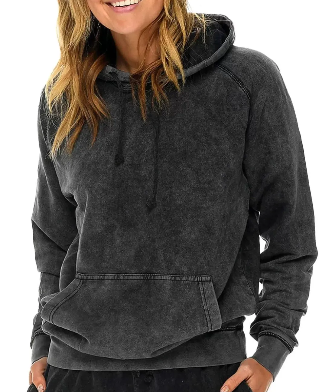 Women Nayked Apparel Hoodies & Sweatshirts>Women'S Oversized Vintage Fleece Raglan Hoodie