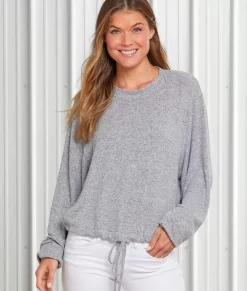 Women Nayked Apparel Tops>Women'S Ridiculously Buttery Soft Long Sleeve Drawstring Pullover | Soft Pullover