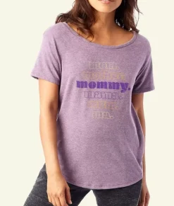 Women Nayked Apparel T-Shirts>Women'S Ridiculously Soft Vintage Oversized Graphic Tee | Mommy