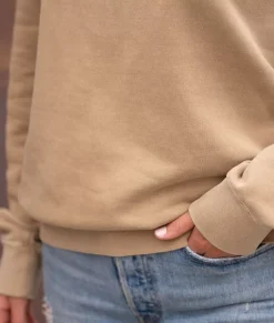 Women Nayked Apparel Hoodies & Sweatshirts>Women'S Ridiculously Soft Oversized Pigment-Dyed Sweatshirt