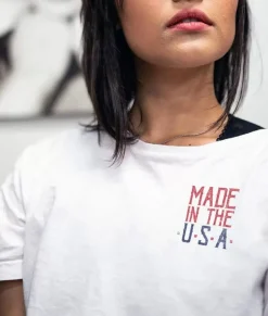 Women Nayked Apparel Tops>Women'S Ridiculously Soft Lightweight Graphic Tee | Made In The Usa
