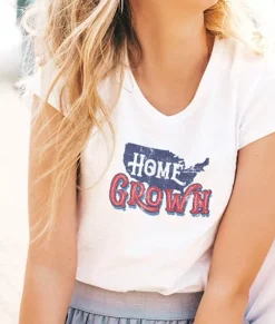 Women Nayked Apparel Tops>Women'S Ridiculously Soft Lightweight Graphic Tee | Homegrown