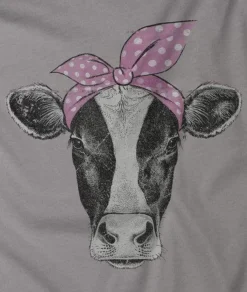 Women Nayked Apparel T-Shirts>Women'S Ridiculously Soft Graphic Tee | Cow