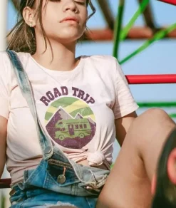 Women Nayked Apparel T-Shirts>Women'S Ridiculously Soft Graphic Tee | Road Trip