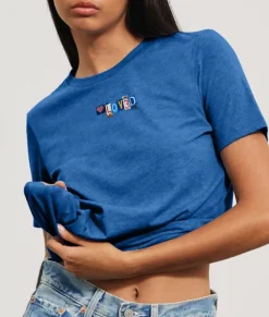 Women Nayked Apparel Tops>Women'S Ridiculously Soft Lightweight Graphic Tee | Loved