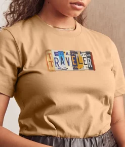 Women Nayked Apparel Tops>Women'S Ridiculously Soft Cotton Graphic Tee | Traveler