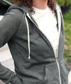 Women Nayked Apparel Tops>Women'S Ridiculously Soft Recycled Fleece Full-Zip Hoodie