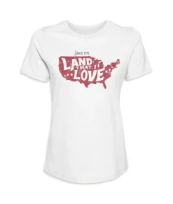 Women Nayked Apparel T-Shirts>Women'S Ridiculously Soft Lightweight Graphic Tee | Land That I Love