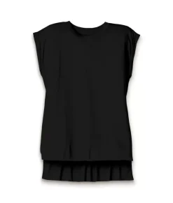 Women Nayked Apparel T-Shirts>Women'S Ridiculously Soft Flowy Rolled Cuffs Muscle Tee