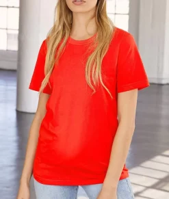 Women Nayked Apparel T-Shirts>Women'S Ridiculously Soft Relaxed Fit 100% Cotton T-Shirt | Classic