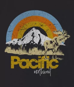 Women Nayked Apparel Hoodies & Sweatshirts>Women'S Ridiculously Soft Graphic Oversized Pullover Sweatshirt | Pacific Northwest