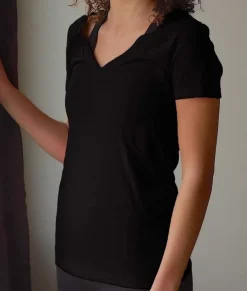 Women Nayked Apparel Tops>Women'S Ridiculously Soft Midweight V-Neck T-Shirt