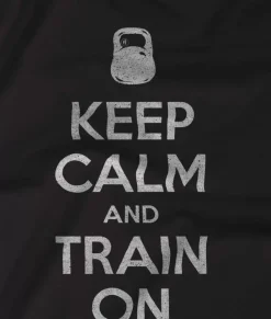 Women Nayked Apparel Tank Tops>Women'S Ridiculously Soft Cropped Racerback Graphic Tank | Keep Calm