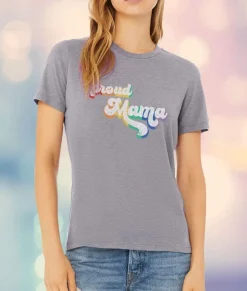 Women Nayked Apparel T-Shirts>Women'S Ridiculously Soft Lightweight Graphic T-Shirt | Proud Mama