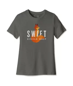 Women Nayked Apparel Tops>Women'S Ridiculously Soft Relaxed Fit 100% Cotton Graphic T-Shirt | Swift Single Malt