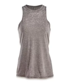 Women Nayked Apparel Tank Tops>Women'S Ridiculously Soft Burnout High Neck Tank Top
