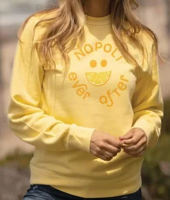 Women Nayked Apparel Tops>Women'S Ridiculously Soft Fleece Graphic Pullover Sweatshirt | Napoli Ever After