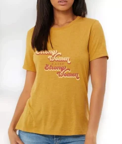 Women Nayked Apparel Tops>Women'S Ridiculously Soft Lightweight Graphic T-Shirt | Strong Women