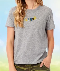 Women Nayked Apparel Tops>Women'S Soft Go-To Graphic Tee | Luv Paw Print